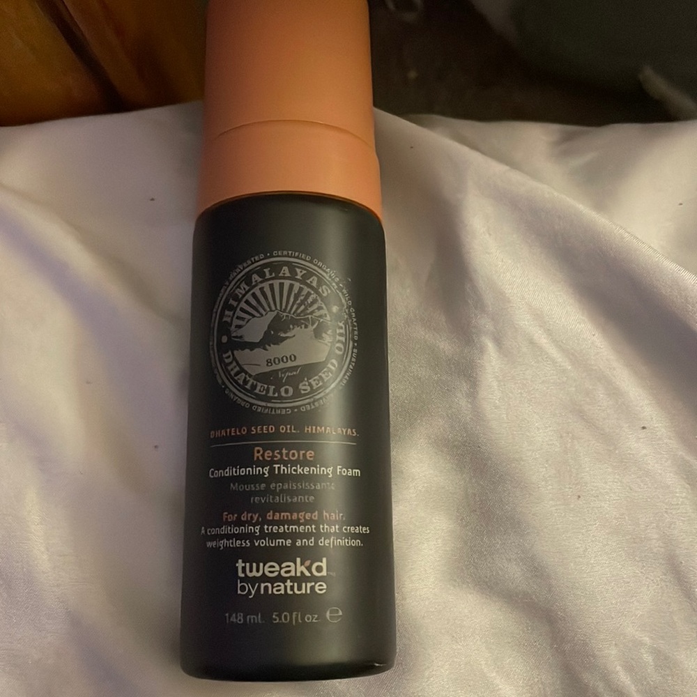 Restore conditioning thickening foam for dry damaged hair